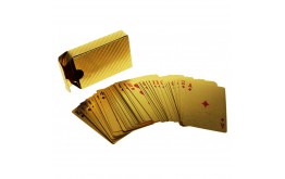 CARTE DA GIOCO ORO CARTE POKER CON CUSTODIA REGALO