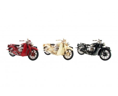 MOTOCICLETTA MOTO MODELLINO IN LATTA GIOCATTOLO RIPRODUZIONE D'EPOCA