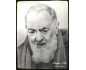 PADRE PIO IMMAGINE TARGA IN LATTA ANTICHIZZATA