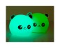 Lampada da comodino per bambini led panda rgb touc