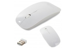 Mouse per PC wireless ottico, sottile 2,4 GHz universale