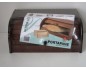 PORTAPANE DA CUCINA IN LEGNO A SERRANDA Contenitore Pane Biscotti