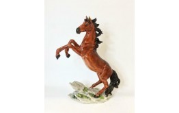 CAVALLO MODELLINO DA TAVOLO IN RESINA SOPRAMMOBILE DA COLLEZIONE E REGALO