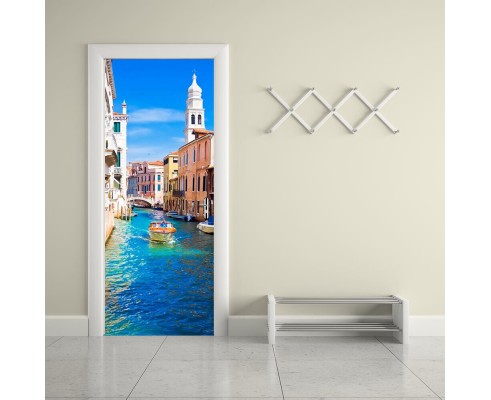 PANNELLO A MURO VENEZIA VINTAGE DECORAZIONE PER PORTE E PARETI STENCIL ADESIVO