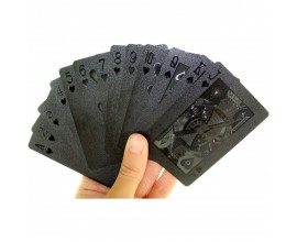 CARTE DA GIOCO NERO CARTE POKER CON CUSTODIA REGALO